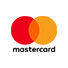 Mastercards logotyp med röd och orange cirkel.