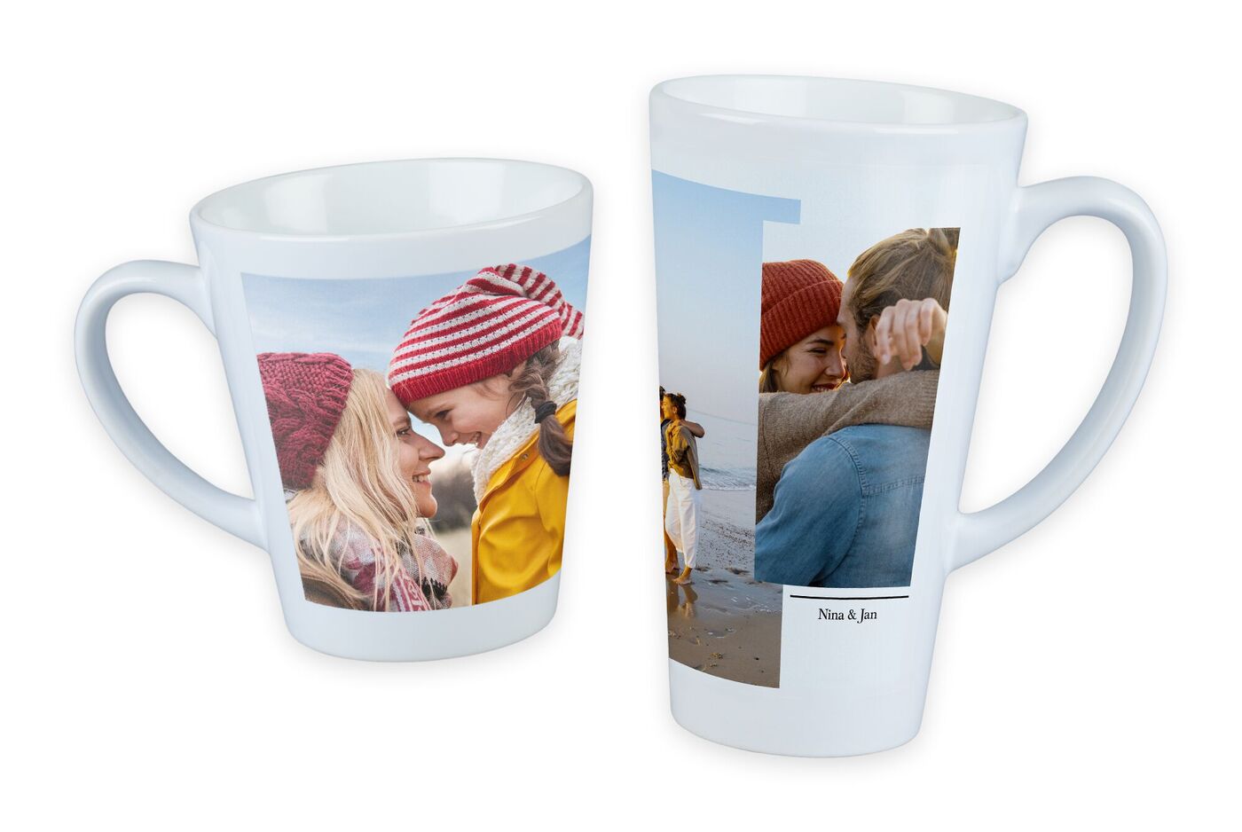 Kaffe latte-mugg